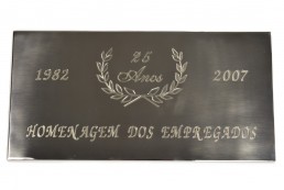placa a&ccedil;o