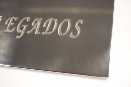 placa aço