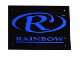 placa identificativa impressa em acrilico