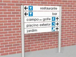 sinalização exterior